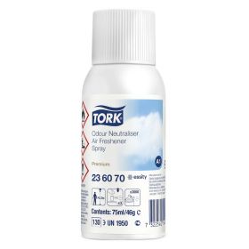Spray odorizant, pentru neutralizarea mirosurilor Tork A1, 75 ml,  3K doze, Transparent
