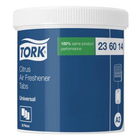 Tablete solide, cu aroma de citrice Tork A2, 20 buc/set, Verde
