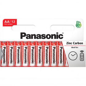 Panasonic baterie zinc AA (R6) rosie Blister 12buc