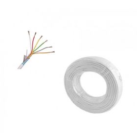 Cablu alarma 6 fire multifilare ecranate + fir masa cupru integral 6 x 0,22 mm TED Wire Expert
