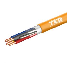 Cablu incendiu JE - H (ST) H E30/E90 2 X 2 X 0,8 portocaliu role 500 ml. premium NEW TED002471