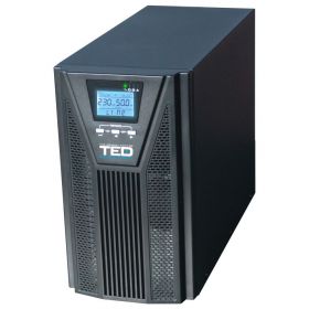 UPS 3000VA Online dubla conversie management 4 schuko TED Electric TED003997