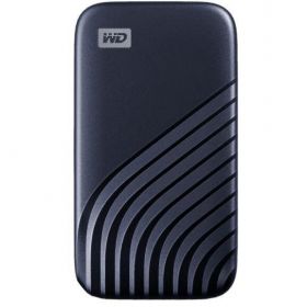 SSD extern WD, My Passport SSD, 1TB, 2.5", USB 3.2, Read speed: up to 1050MB/s, AES encryption, 256-bit, Blue